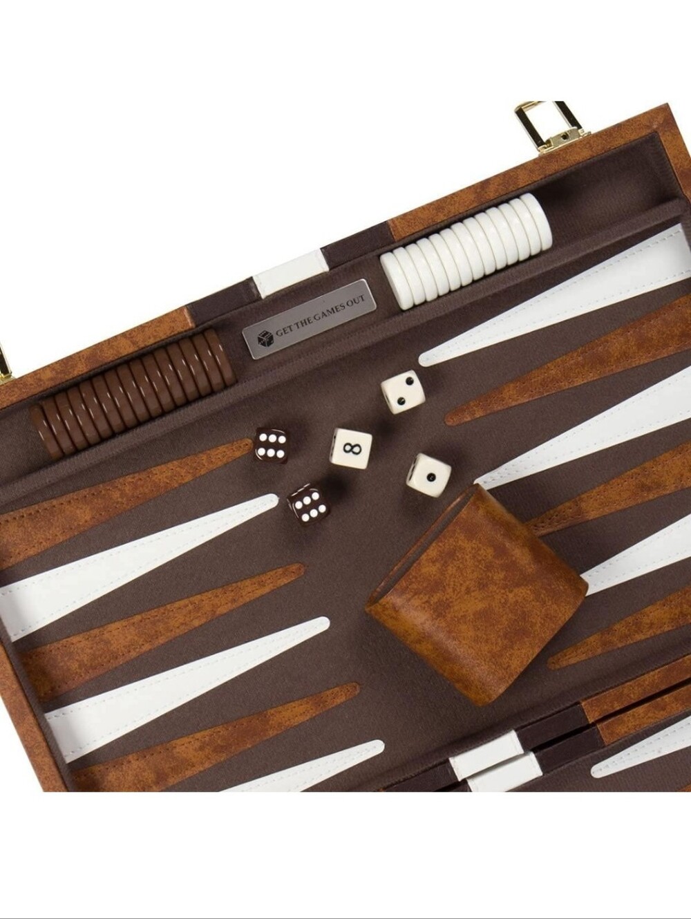 Backgammon Set, Classic Board Game Get The Games Out XLarge Size! NEW!! - Picture 11 of 15